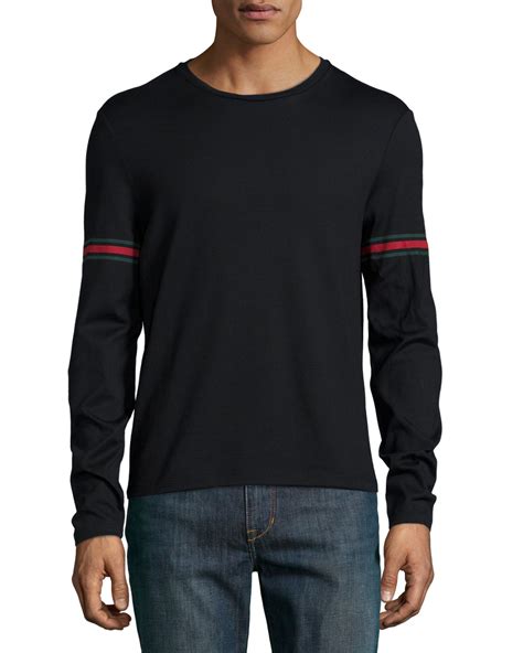 gucci long sleeve|Gucci long sleeve shirt men's.